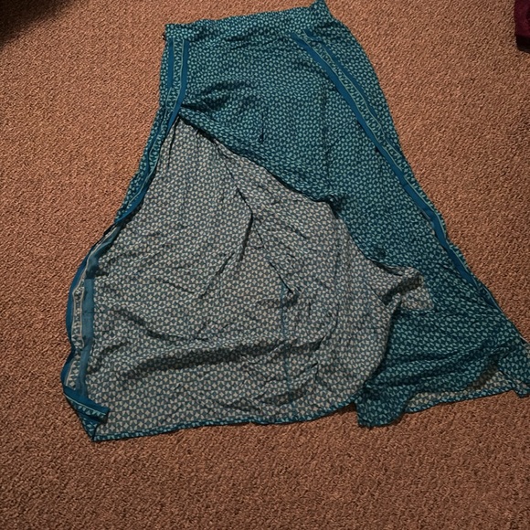 Michael Kors Elastic Waist Flowing Open Side Leg Pants Size Large - Picture 2 of 4